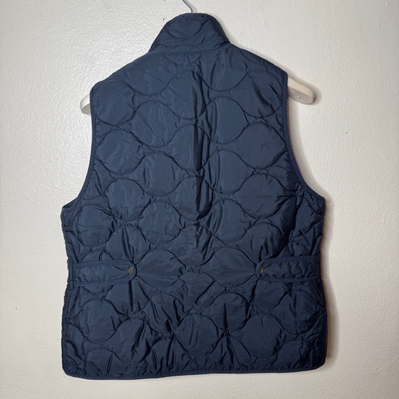 J.Crew Vest Women XL Black Signature Puffer Quilted Excursion Superwarm Full Zip - Picture 8 of 8